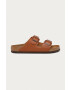 Birkenstock Кожени чехли Arizona в кафяво - Pepit.bg