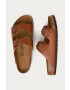 Birkenstock Кожени чехли Arizona в кафяво - Pepit.bg