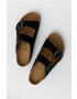 Birkenstock Кожени чехли Arizona мъжки в черно - Pepit.bg