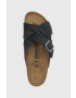 Birkenstock Кожени чехли Lugano - Pepit.bg
