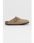 Birkenstock Кожени чехли мъжки в бежово - Pepit.bg