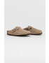 Birkenstock Кожени чехли мъжки в бежово - Pepit.bg