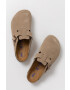 Birkenstock Кожени чехли мъжки в бежово - Pepit.bg