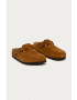 Birkenstock Кожени чехли мъжки в кафяво - Pepit.bg