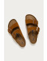 Birkenstock Кожени чехли в тъмносиньо - Pepit.bg