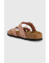 Birkenstock Кожени чехли Franca Injected Rivets SFB в розово 1024261 - Pepit.bg