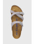 Birkenstock Кожени чехли Franca SFB в лилаво 1024270 - Pepit.bg