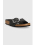 Birkenstock Кожени чехли Madrid дамски в златисто - Pepit.bg