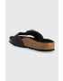 Birkenstock Кожени чехли Madrid дамски в златисто - Pepit.bg