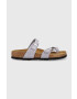 Birkenstock Кожени чехли Mayari SFB в лилаво 1024006 - Pepit.bg