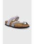 Birkenstock Кожени чехли Mayari SFB в лилаво 1024006 - Pepit.bg