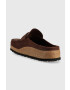 Birkenstock Кожени чехли Naples в кафяво 1025033 - Pepit.bg
