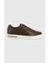 Birkenstock Кожени маратонки Bend Low в кафяво - Pepit.bg