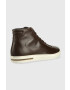 Birkenstock Кожени маратонки Bend Mid в кафяво - Pepit.bg