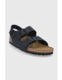 Birkenstock Кожени сандали Milano дамски в черно - Pepit.bg