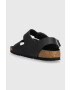 Birkenstock Кожени сандали Milano в черно - Pepit.bg