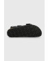 Birkenstock Кожени сандали Milano в черно - Pepit.bg