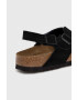 Birkenstock Сандали от велур Tulum SFB в черно - Pepit.bg