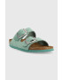 Birkenstock Велурени чехли - Pepit.bg