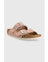 Birkenstock Велурени чехли - Pepit.bg