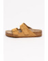 Birkenstock Велурени чехли Arizona в черно - Pepit.bg