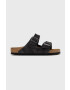 Birkenstock Велурени чехли Arizona Sfb в сиво - Pepit.bg