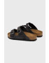 Birkenstock Велурени чехли Arizona Sfb в сиво - Pepit.bg
