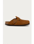 Birkenstock Велурени чехли - Pepit.bg