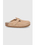 Birkenstock Велурени чехли Boston - Pepit.bg