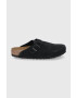 Birkenstock Велурени чехли - Pepit.bg