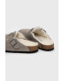 Birkenstock Велурени чехли Boston Shearling - Pepit.bg