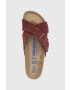 Birkenstock Велурени чехли Siena - Pepit.bg
