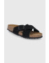 Birkenstock Велурени чехли Siena - Pepit.bg