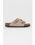 Birkenstock Велурени чехли - Pepit.bg