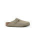 Birkenstock Велурени чехли 1025788 в зелено Boston - Pepit.bg