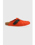 Birkenstock Велурени чехли в оранжево Boston - Pepit.bg