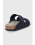 Birkenstock Велурени чехли Arizona дамски в тъмносиньо - Pepit.bg