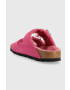 Birkenstock Велурени чехли Arizona в розово 1025554 - Pepit.bg
