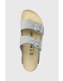Birkenstock Велурени чехли Arizona BS в сребристо 1024248 - Pepit.bg