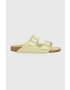 Birkenstock Велурени чехли Arizona BS в жълто 1024201 - Pepit.bg