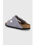 Birkenstock Велурени чехли Arizona SFB в лилаво 1024241 - Pepit.bg