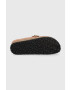 Birkenstock Велурени чехли BUCKLEY в розово 1024089 - Pepit.bg