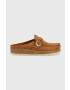 Birkenstock Велурени чехли Buckley в кафяво 1024028 - Pepit.bg