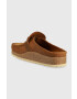 Birkenstock Велурени чехли Buckley в кафяво 1024028 - Pepit.bg