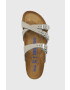 Birkenstock Велурени чехли Franca SFB - Pepit.bg
