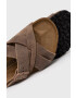 Birkenstock Велурени чехли Lugano мъжки в кафяво - Pepit.bg