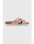 Birkenstock Велурени чехли LUGANO SFB - Pepit.bg