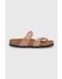 Birkenstock Чехли от набук Mayari SFB в розово 1024049 - Pepit.bg