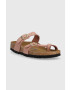 Birkenstock Чехли от набук Mayari SFB в розово 1024049 - Pepit.bg