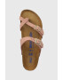 Birkenstock Чехли от набук Mayari SFB в розово 1024049 - Pepit.bg